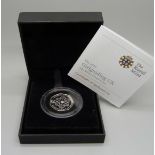 A Royal Mint 2010 Girlguiding UK 50p Silver Proof Coin, boxed, with certificate