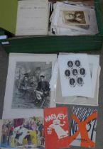 Ephemera, mixed collection, including Popular Monthly by Frank Leslie, two hardback editions Jan-