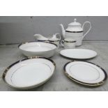 A collection of Fairmont Sapphire tea and dinnerware (two boxes) **PLEASE NOTE THIS LOT IS NOT