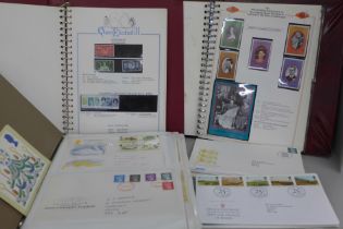 An album of First Day Covers, loose First Day Covers and two albums of Royal Events Covers