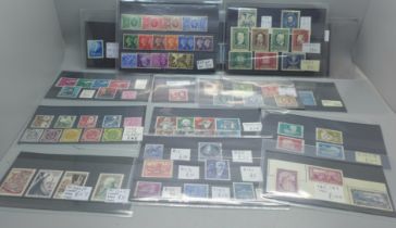 Stamps; better stamps on 16 stockcards, all identified and catalogued at over £1,000