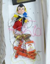 A Disney Pinocchio 60th Anniversary marionette, limited edition 728/1500, with certificate, boxed