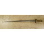 A Napoleonic infantry officer's sword, no scabbard