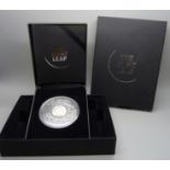 A limited edition 1969 One Giant Leap coin, boxed with certificate