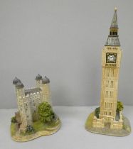 Lilliput Lane Britains Heritage Big Ben and Tower of London, boxed