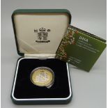 A Royal Mint UK Silver Proof £2 Coin, Celebrating the 50th Anniversary of the DNA Double Helix