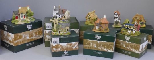 Lilliput Lane houses, St. Bartholemews, Hops House, Pretty as a Picture, Little Dog Lost, Grasmere