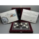 A Royal Mint 1996 UK Silver Anniversary Collection, 25th anniversary of decimalisation seven coin