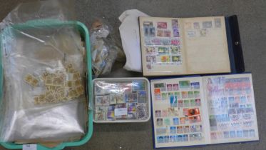 Stamps; a collection in albums and loose