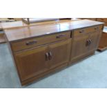 A pair of G-Plan Sierra teak cupboards