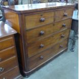 A Victorian mahogany chest of drawers