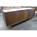 A Fyne Ladye afromosia sideboard, designed by Richard Hornby and retailed by Heals