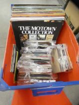 Thirty-eight LP records including jazz, Motown, chart hits, including Diana Ross, Deep Purple, The