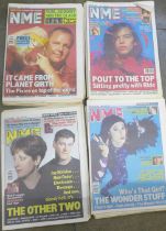 A collection of NME newspapers, complete year, 1991-92