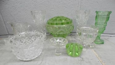 A collection of glassware **PLEASE NOTE THIS LOT IS NOT ELIGIBLE FOR POSTING AND PACKING**