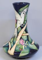 A limited edition Moorcroft vase, James Joy, signed K (Kerry) Hopkinson, shape no. 62/7 1/2, boxed