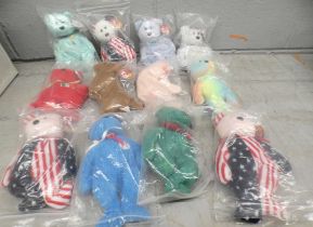 Forty-nine Ty Beanie Babies, with original Ty tags **PLEASE NOTE THIS LOT IS NOT ELIGIBLE FOR