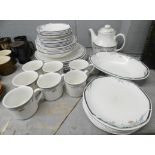 A six setting Royal Doulton Juno tea service and dinnerwares **PLEASE NOTE THIS LOT IS NOT