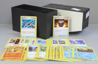 400 Pokemon cards in collectors box