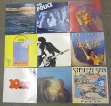 LP records; Santana, The Police, Ten Years After, etc. (17)