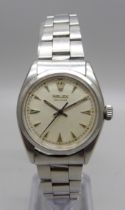 A 1936 Rolex Precision wristwatch, 33mm case, the bracelet numbered 361, (serviced six months ago,