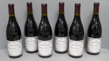 Six bottles, 2000 Châteauneuf de Pape, Noble Révélation