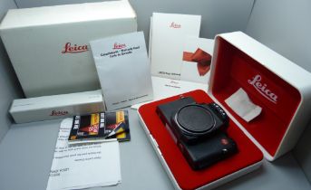 A Leica R6 camera body, papers, boxed