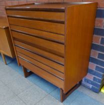 A William Lawrence teak chest of drawers
