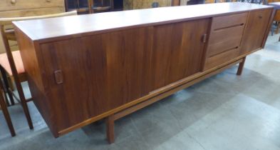 A Swedish Hugo Troeds teak Model Grand sideboard, designed by Nils Jonsson