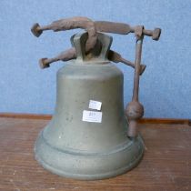 A Victorian bronze church bell