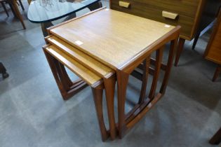 A G-Plan Quadrille teak nest of tables