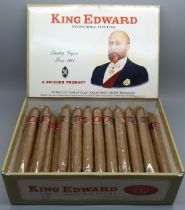 A box of forty-six King Edward cigars