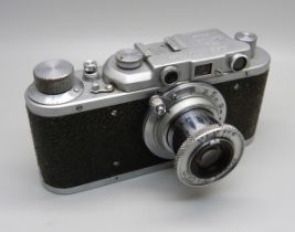 A Russian camera, Dzerzhinsky, 1=3,5 F=50mm