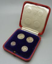 A George VI 1936 Maundy money set, in box