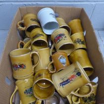 Twenty-five Wade tankards, mainly transport related **PLEASE NOTE THIS LOT IS NOT ELIGIBLE FOR