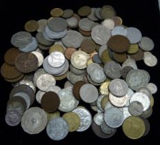 A collection of British and foreign coinage