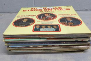 A collection of LP records including Glen Miller, Richard Clayderman, Frank Ifield, etc. **PLEASE
