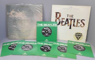 A John Lennon Imagine LP record first pressing, 1971, Apple label, YEX 865 1U, YEX866 1U, six