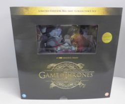 A Game of Thrones The Complete Collection box set of DVDs, collectors set