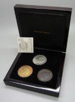 A cased set of three William IV Retro-Crowns, Limited Edition