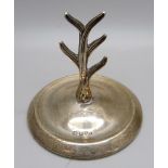 A silver ring stand, Chester 1913