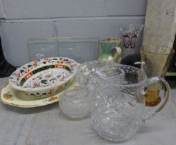 A collection of china and glassware **PLEASE NOTE THIS LOT IS NOT ELIGIBLE FOR POSTING AND PACKING**