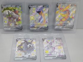 Five Full Art V Shining Fates Pokemon cards