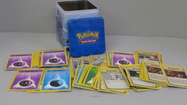240 Vintage Pokemon cards in collectors tin