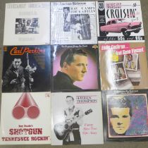 Fifteen Rock n Roll and Rockabilly LP records