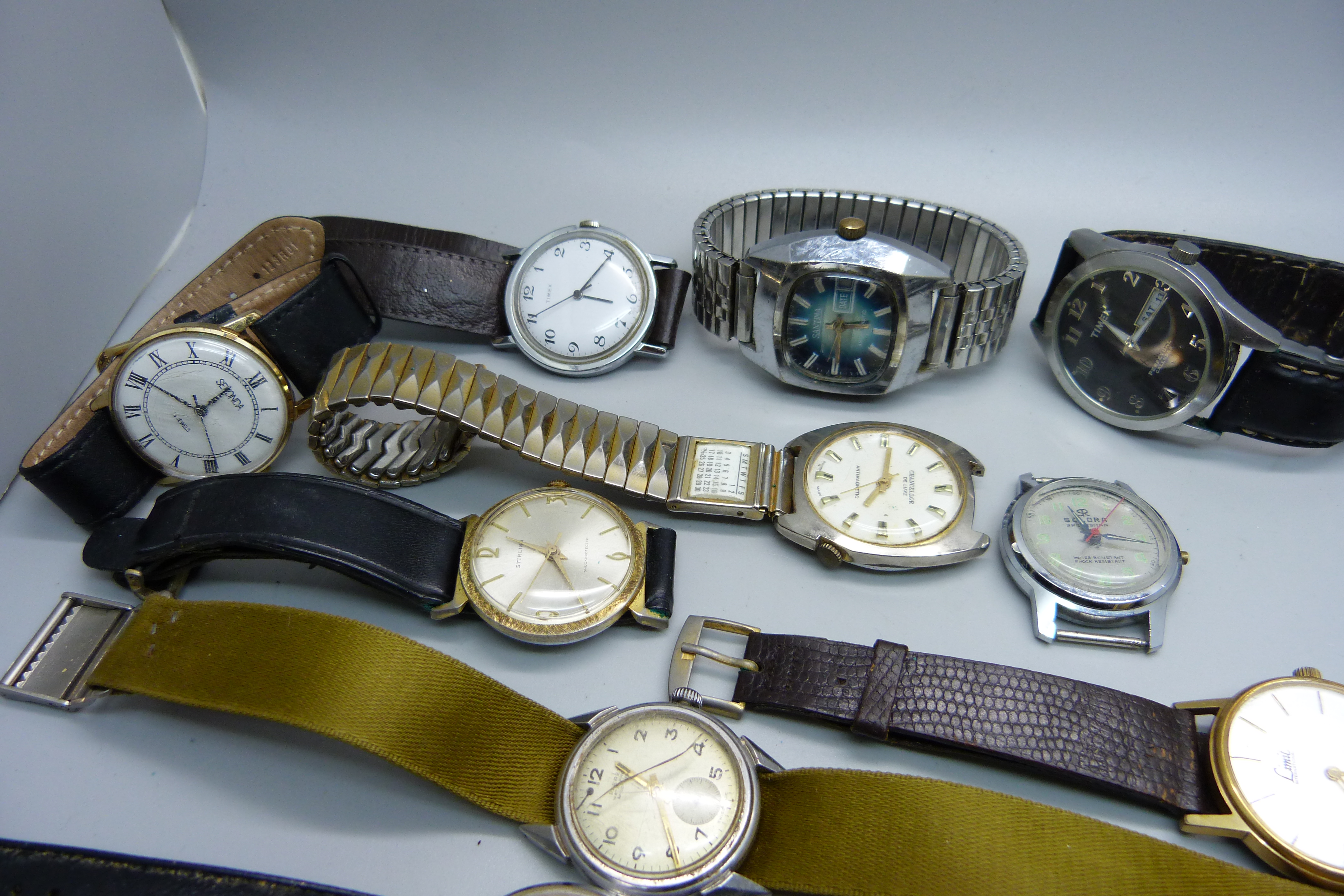 A collection of gentleman's wristwatches including Timex and Sekonda - Bild 2 aus 5