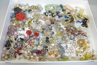 Over 100 pairs of earrings for pierced ears