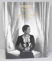 A Sotheby's auction catalogue, The Jewels of the Duchess of Windsor, 1987