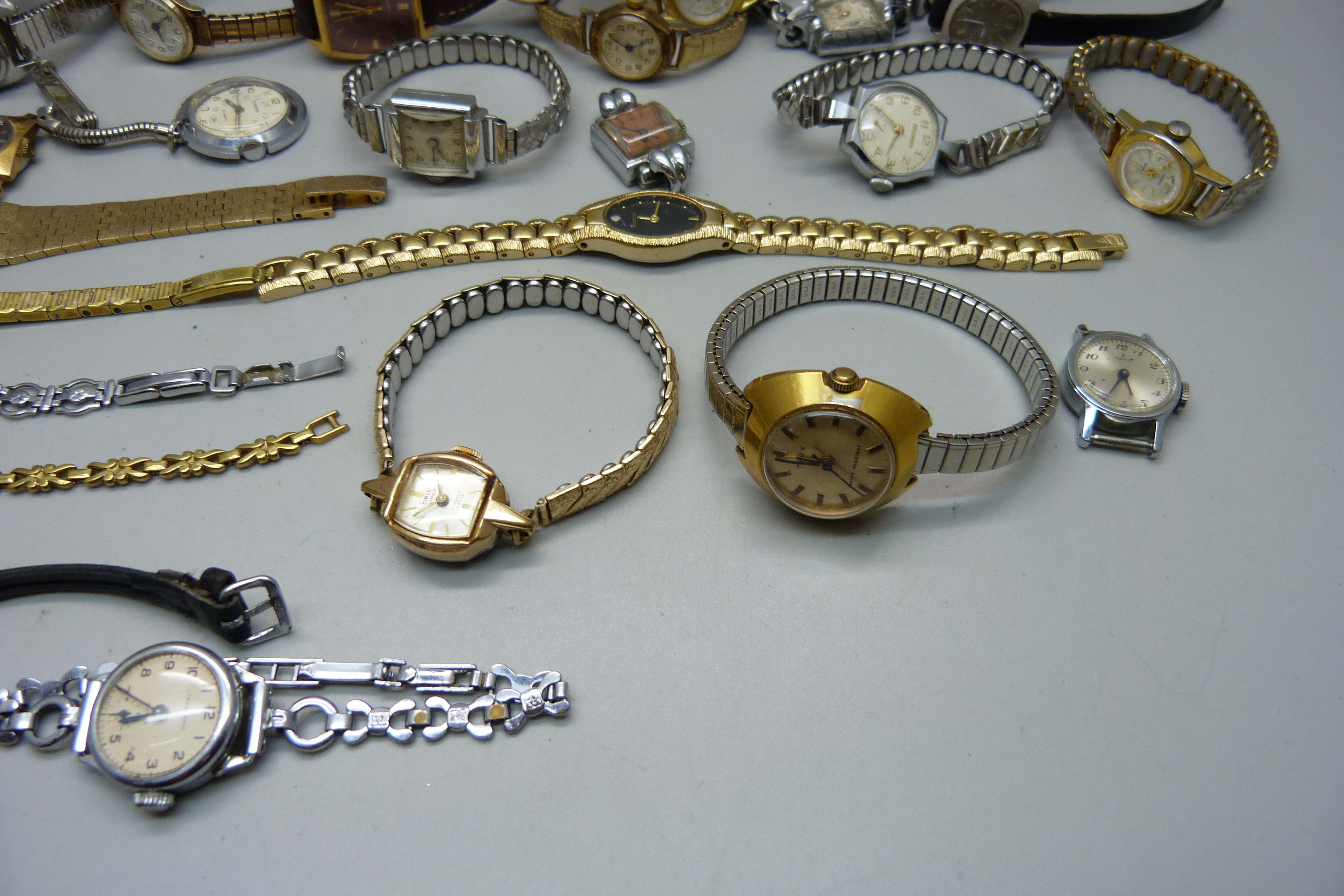 A collection of lady's wristwatches including Oris, Timex, Accurist, Sekonda, Rotary, etc. - Bild 4 aus 5