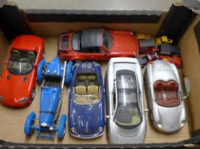 Six 1/18th scale model vehicles and six others **PLEASE NOTE THIS LOT IS NOT ELIGIBLE FOR POSTING